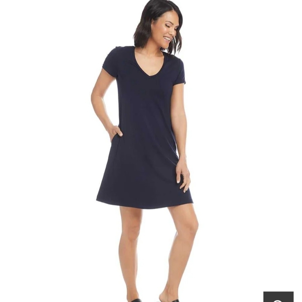 NWT Karen Kane Navy Blue Dress